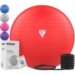 Sport Box מוצרים לאימון אישי RDX B1 Inflatable Anti-Slip Yoga Ball with Portable Foot Air Pump