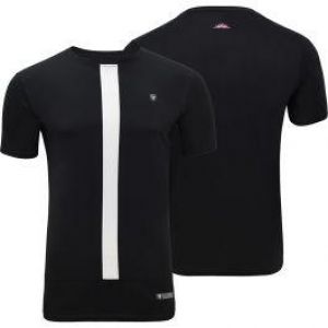Sport Box חולצות אימון RDX T15 Nero Black/White Half Sleeves Sweat-Wicking Workout Gym T-Shirt
