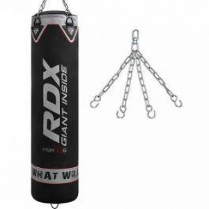 RDX X1 4ft / 5ft 2-in-1 Black Boxing & MMA Training Punch Bag
