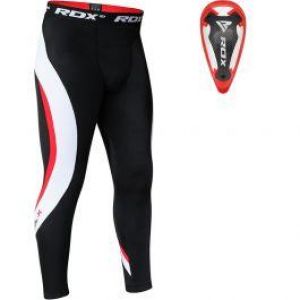 RDX MO MMA Compression Leggings with Groin Cup Set