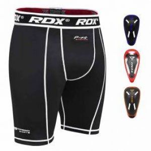 RDX X14 MMA Thermal Compression Shorts with Groin Cup Set