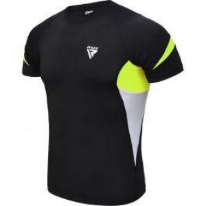 Sport Box חולצות אימון RDX S3 Neoprene Compression Short Sleeves Top BJJ Rash Guard